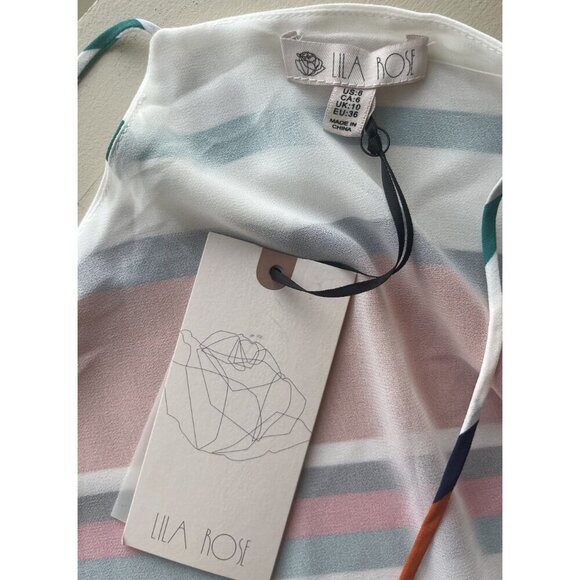 Lila Rose NWT Striped Maxi Dress 6 - Picture 4 of 4